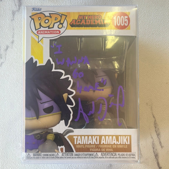 Signed My Hero Academia Tamaki Amajiki #1005