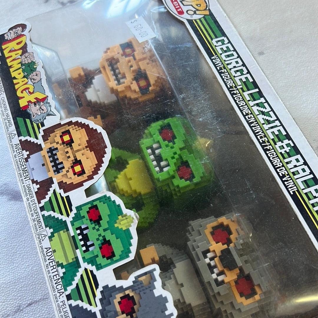 Rampage - George, Lizzie & Ralph 8-bit Pop! Vinyl, 3 Pack – Pokidoll ...