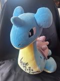 Signed Mecha Deka Plush-Pokemon-Lapras