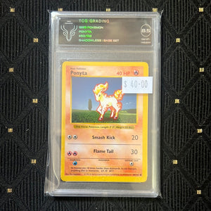 Tcg Grading 1999 Pokemon Ponyta #60/102 Shadowless Base Set TCG 8.5