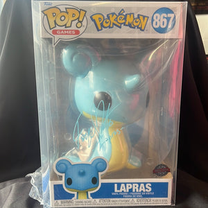 Signed Pokemon: Lapras - 10" Pop! Vinyl Figure