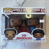 The Jeffersons - George & Louise Jefferson Pop! Vinyl (2 Pack)