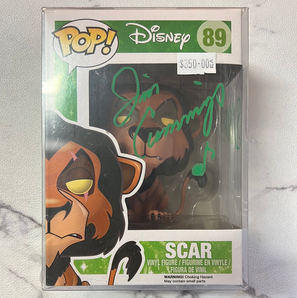 Signed Disney The Lion King Scar Pop! Vinyl Figure #89