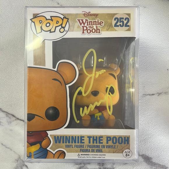 Signed Disney Winnie The Pooh Flocked #252 Vinyl Figure Special Edition (Box Damaged )