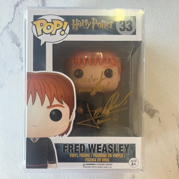 Signed Harry Potter Fred Weasley #33