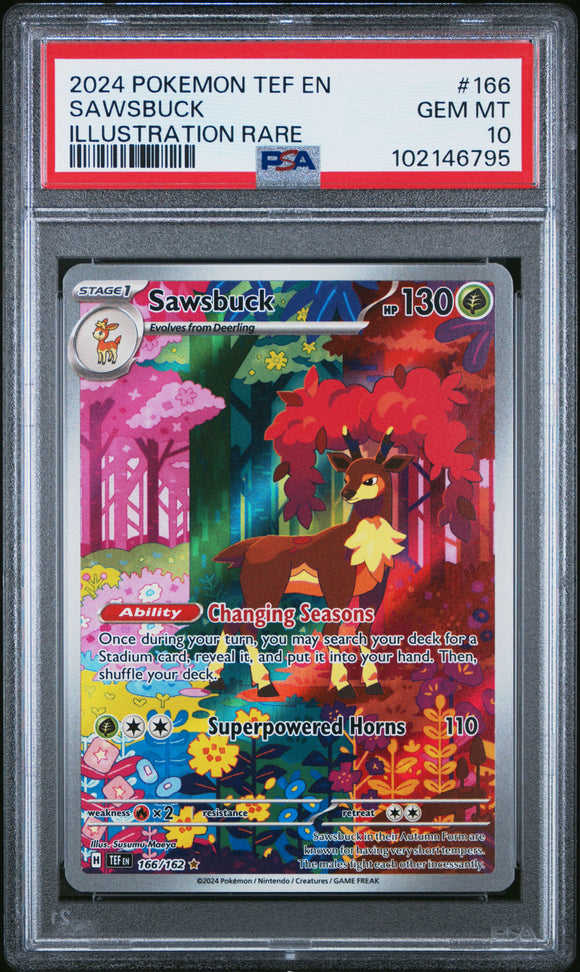 Sawsbuck 166/165 Psa 10