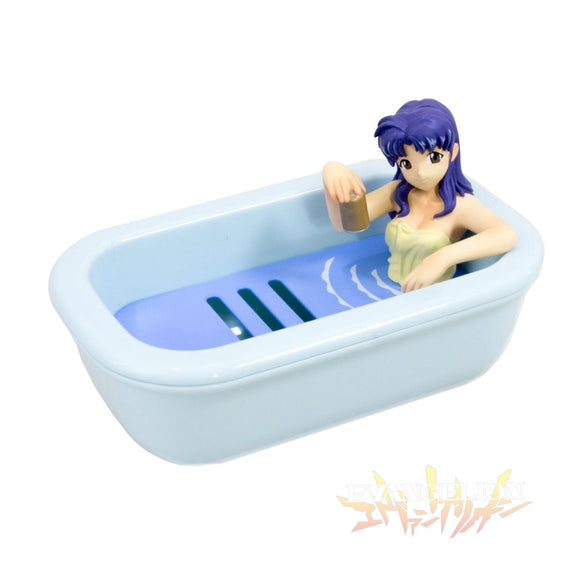 Evangelion Soap Dish Ver.2 Misato Figure Sega Japan Authentic Anime