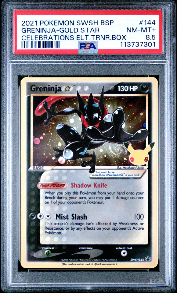 Greninja SWSH144 Psa 8.5