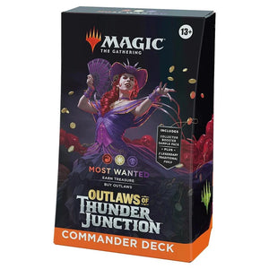 Magic The Gathering: Outlaws of Thunder Junction Commander Deck (Most Wanted)