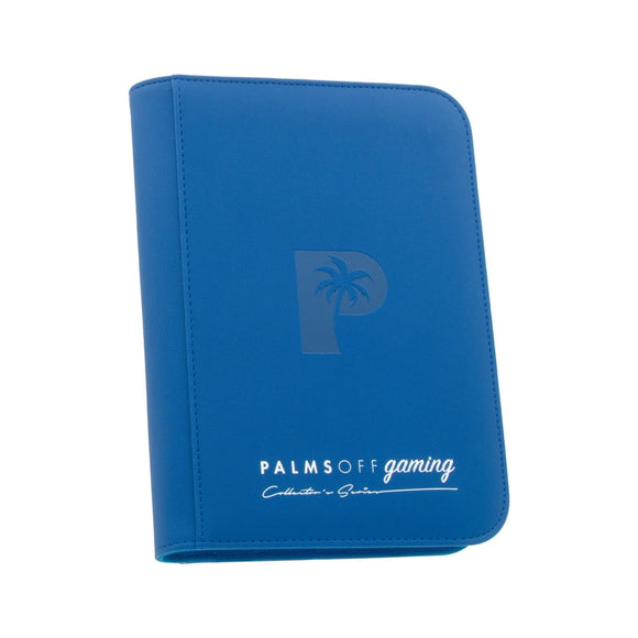 Palms Off Gaming - 4 Pocket Collectors Series Trading Card Binder (blue)