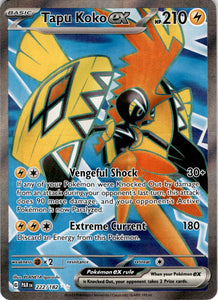 TAPU KOKO EX 222/182 Pokidoll Collectables ABN 89 644 915 766 TAPU KOKO EX 222/182 Pokidoll Collectables ABN 89 644 915 766