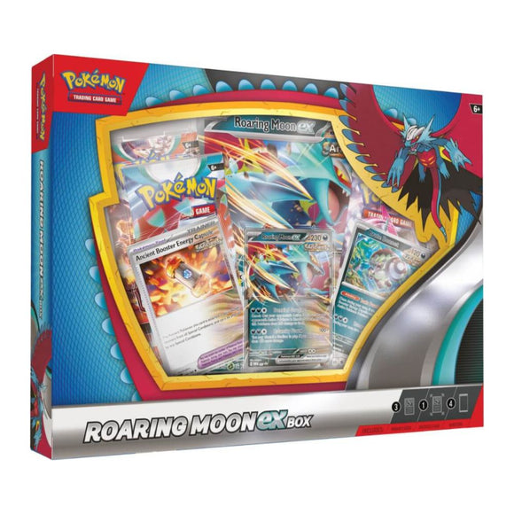 Pokemon TCG: Roaring Moon Ex Box & Iron Valiant Ex Box