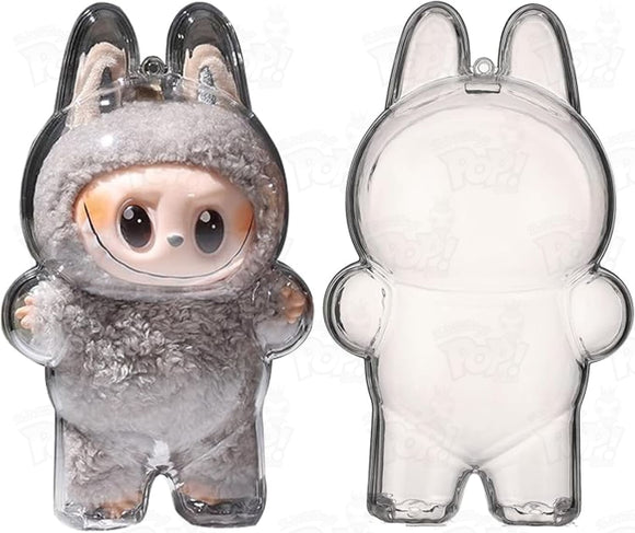 Transparent Protective Case for POP MART Labubu The Monsters Plush Doll Cover