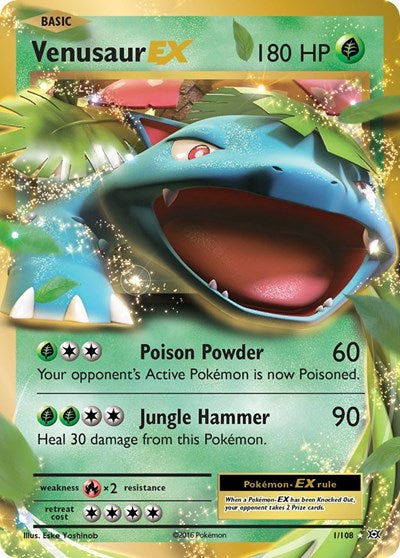 VENUSAUR EX 1/108