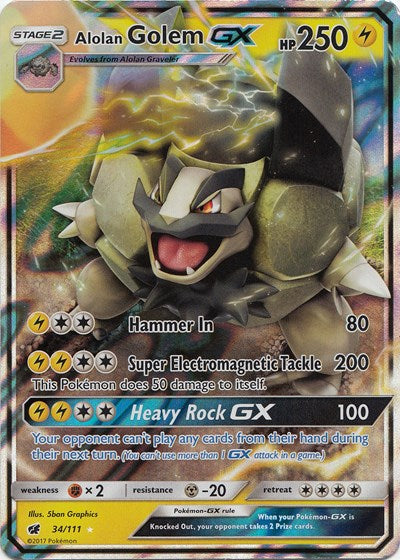 ALOLAN GOLEM GX 034/111