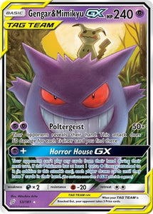 GENGAR & MIMIKYU GX 053/181 LP