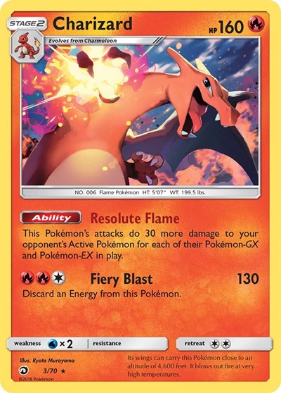 CHARIZARD 3/70