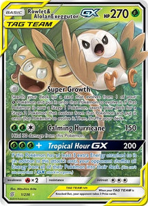 ROWLET & ALOLAN EXEGGUTOR GX 1/236