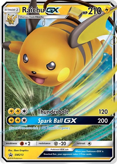 RAICHU GX SM213