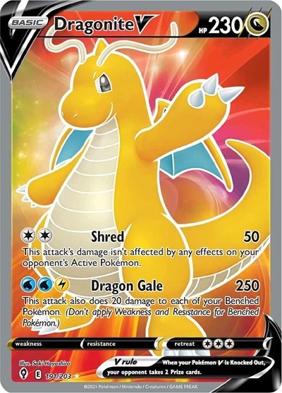 DRAGONITE V 191/203