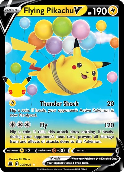 FLYING PIKACHU V 006/025