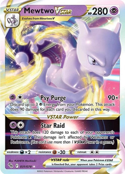 MEWTWO VSTAR 031/078