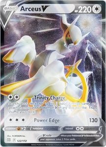 ARCEUS V METALCARD 122/172