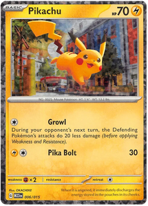 PIKACHU 006/015