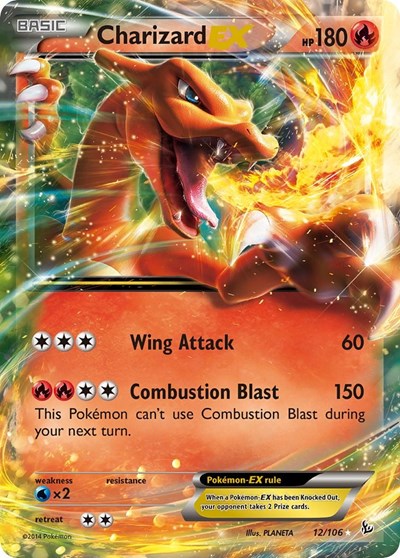 CHARIZARD EX 12/106