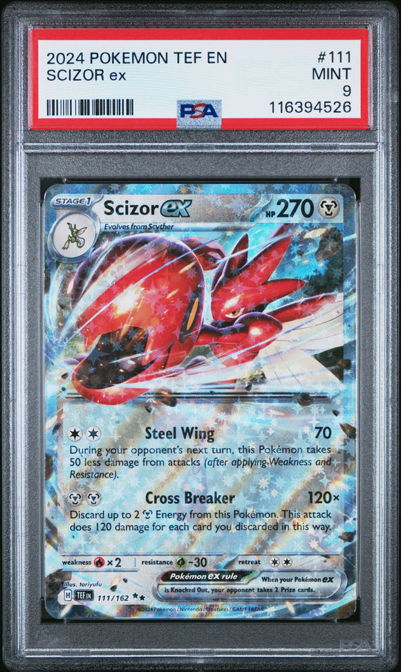 Scizor V 111/162 Psa 9