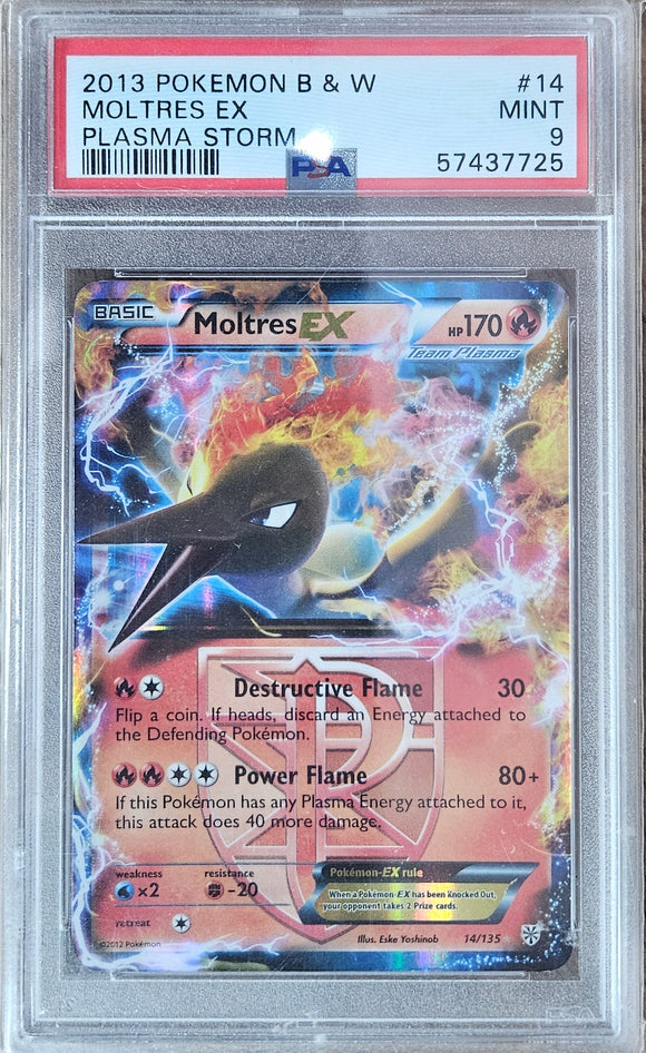 Moltres EX 14/135 Psa 9