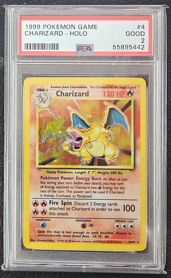 Charizard - Holo Psa 2