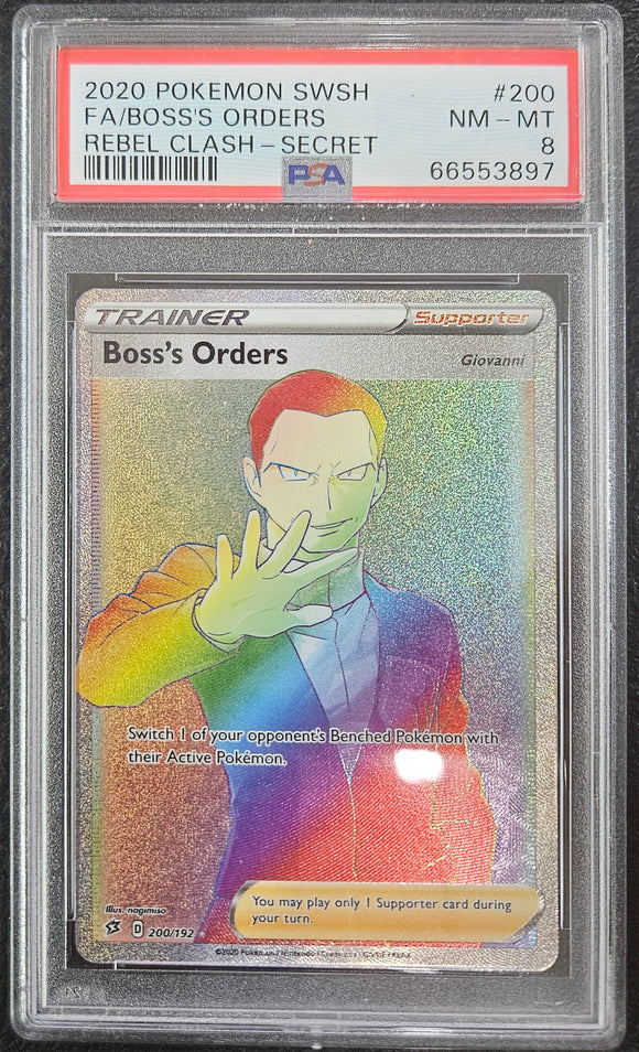 Boss's Order 200/192 Psa 8