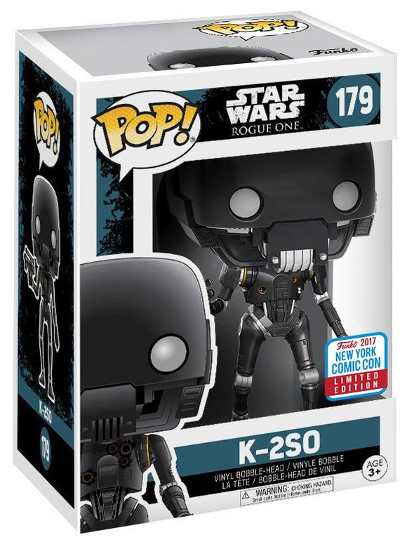 Star Wars: Rogue One - Action Pose K-2SO Pop! Vinyl NYCC 2017 Figure #179