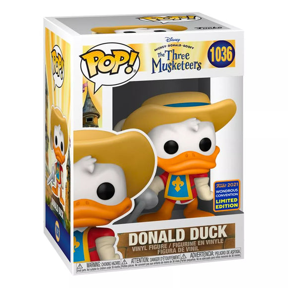 Disney The Three Musketeers Donald Duck WC 2021 #1036 Funko POP! vinyl (RS)