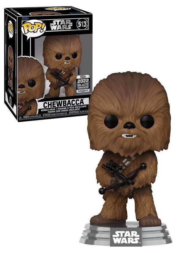 Star Wars Chewbacca #513 Bobblehead 2022 Galactic Convention Exclusive