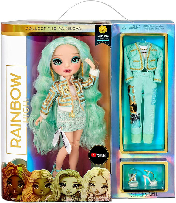 Rainbow High Fashion Doll Daphne Minton Series 3 Turquoise Mint Green