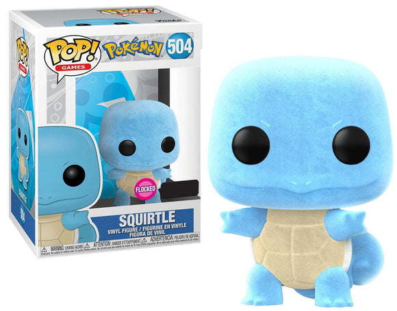 Games Pokemon Squirtle #504 [Flocked] Exclusive