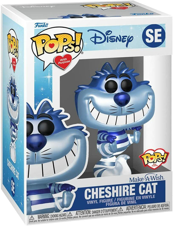 Alice in Wonderland - Cheshire Cat Make A Wish Blue Metallic