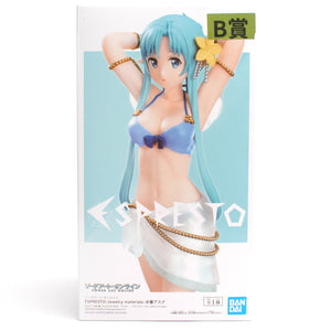 Sword Art Online Asuna Espresto Jewelry Materials Swimsuit Figure Banpresto