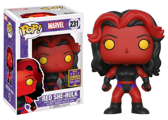 Marvel - Red She-Hulk Pop! Vinyl - SDCC 2017 (RS) #231