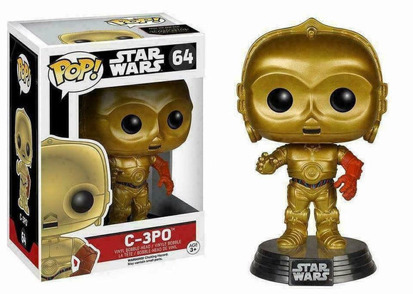 Star Wars THE FORCE AWAKENS #64 C-3PO Red Arm Excellent Cond