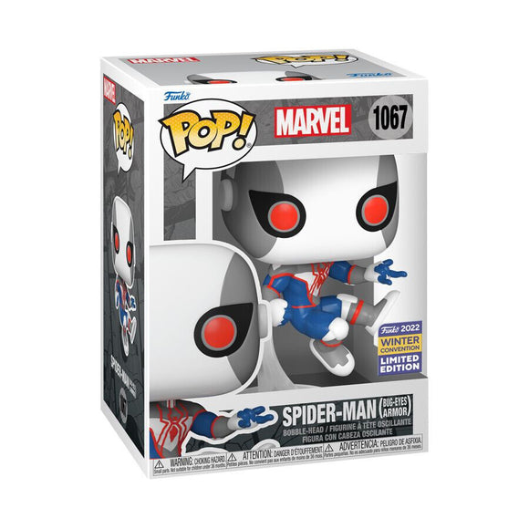 Marvel Comics - Spider-Man (Bug-Eyes Armor) Winter Con 2022 Exclusive Pop! Vi...