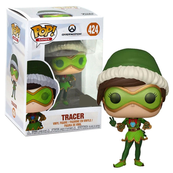 Overwatch Tracer Christmas Exclusive Pop! Vinyl Figure #424