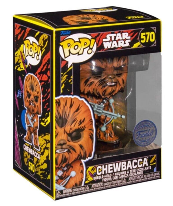 Star Wars Chewbacca Retro Series Exclusive Pop! Vinyl Figure #570