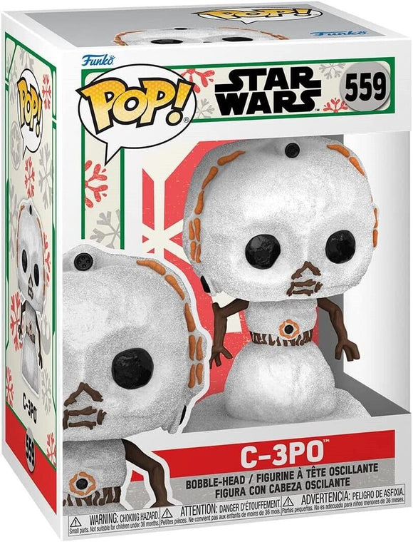 Holiday- C-3PO Snowman