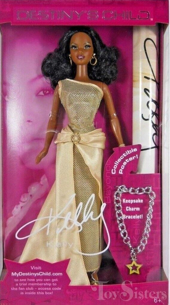 Barbie Kelly Rowland Destinys Child - Negra - 2005 - Beyoncé Barbie Kelly Rowland Destinys Child - Negra - 2005 - Beyoncé