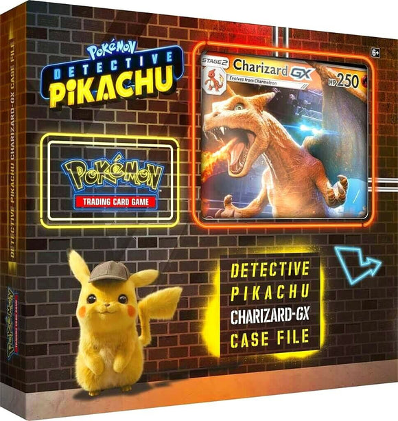 TCG Detective Pikachu Charizard-GX Case File Box