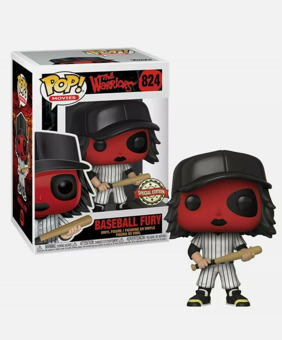 The Warriors Red Baseball Fury Funko Pop Vinyl Figure #824 Vaulted Exclusive