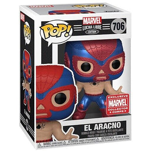 Funko POP! Metallic El Aracno Spider-Man Marvel Collector Corps Exclusive BNIB!